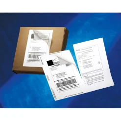 Avery TrueBlock Laser Shipping Labels with Paper Receipts, 5-1/16