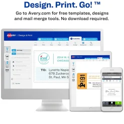 Avery Waterproof Laser Address Labels, 1-1/3