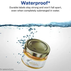 Avery Waterproof Laser/ Inkjet Wraparound Labels, 1.25