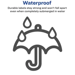 Avery Waterproof Laser Shipping Labels, 2" x 4", Matte White, 500 Labels/Box (5523) Clearance