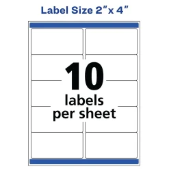 Avery Waterproof Laser Shipping Labels, 2