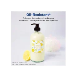 Avery Waterproof Laser/Pigment-Inkjet Square Labels, 2