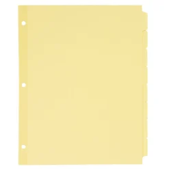 Avery Write & Erase Paper Dividers, 8-Tab, Buff, 24 Sets/Box (11505/PT2138) Sale