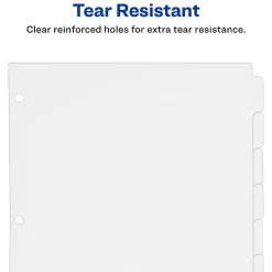 Avery Write & Erase Paper Dividers, 8 Tabs, White, 24 Sets/Box (11507) Best