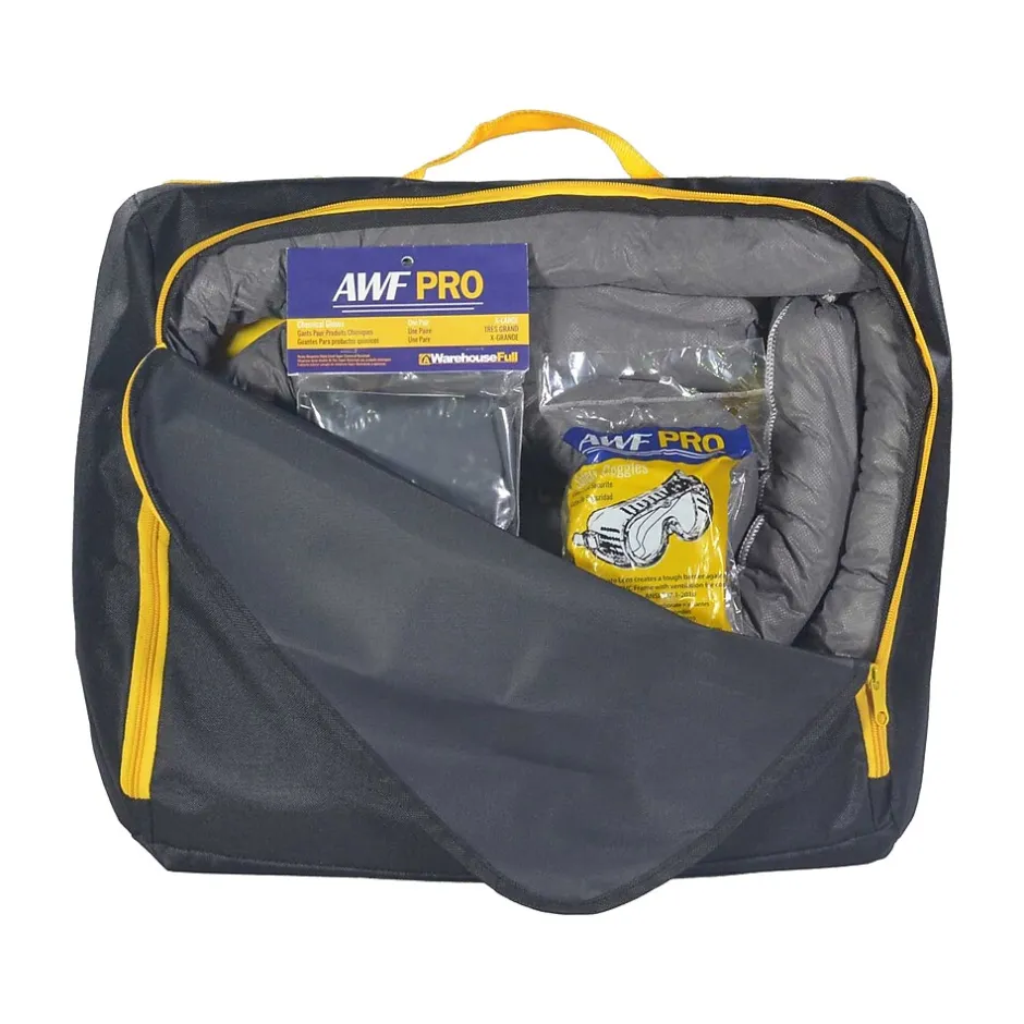 Sorbents & Spill Control<AWF Pro Portable Universal Spill Kit, 35 Pieces (KTSK 22010-RT)