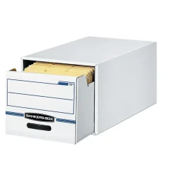 Bankers Box® Bankers Box Stor/Drawer File Storage Drawer, Letter Size, White/Blue (00721)