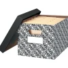 Bankers Box® Bankers Box Stor/File Medium-Duty Storage Boxes, Letter/Legal, Brocade, 4/Carton (0022705) New