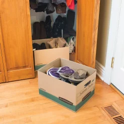 Bankers Box® Bankers Box Stor/File Medium-Duty FastFold File Storage Boxes, Lift-Off Lid, Letter/Legal Size, Brown, 20/Pack (1277008) Clearance