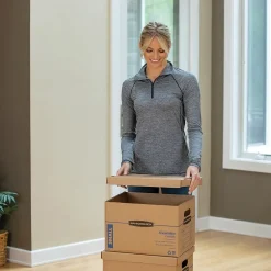 Bankers Box® Bankers Box Stor/File Medium-Duty FastFold File Storage Boxes, Lift-Off Lid, Letter/Legal Size, Brown, 20/Pack (1277008) Clearance