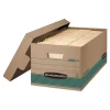 Bankers Box® Bankers Box Stor/File Medium-Duty File Storage Boxes, Lift-Off Lid, Legal Size, Brown, 12/Carton (1270201)