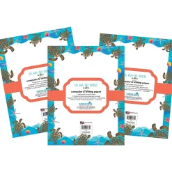 Outlet 8.5" x 11" Kai Ola Sea Turtles Computer Paper Pack, 150 Sheets/Set (4315) Classroom Paper
