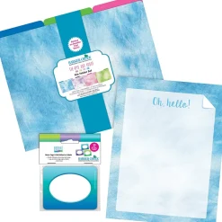 Barker Creek Blue Ombré File Folder, 1/3-Cut Tab, Letter Size, Assorted, 107/Set (152) Online