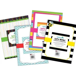 Outlet Chevron & Stripes Designer Computer Paper Set, 200 Sheets/Set (BC3723) Classroom Paper