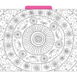 Barker Creek Color Me! File Folder Set, 1/3-Cut Tab, Letter Size, In My Garden, 12/Pack (2008) Sale