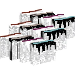 Barker Creek Color Me! File Folder Set, 1/3-Cut Tab, Letter Size, Cityscapes, 36/Set (4381) Best