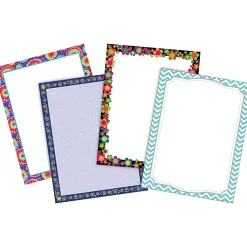 Outlet Customer Favorites 8 1/2" x 11" Computer Paper Set (four designs), 200 Sheets/Set (3555) Classroom Paper