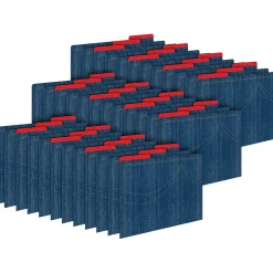 Barker Creek Denim Letter-Size File Folders, 36/Set (BC3915) Sale