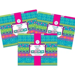 Barker Creek File Folder Set, 1/3-Cut Tab, Letter Size, Bohemian, 36/Set (4375) Hot