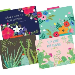Barker Creek File Folder Set, 1/3-Cut Tab, Letter-Size, Petals & Prickles, 24/Set (4370) Sale