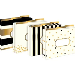 Barker Creek File Folder Set, 1/3-Cut Tab, Letter Size, Gold, 12/Pack (2001) Online