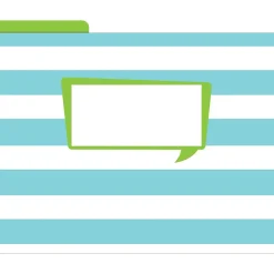 Barker Creek File Folder Set, 1/3-Cut Tab, Letter Size, Multicolored, 12/Pack (2003) New