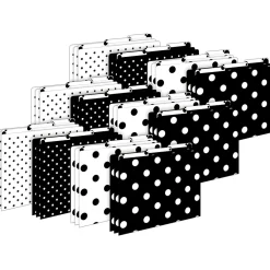 Barker Creek File Folder Set, 1/3-Cut Tab, Letter Size, Black & White Dot, 36/Set (4379) Best