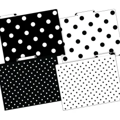 Barker Creek File Folder Set, 1/3-Cut Tab, Letter Size, Black & White Dot, 36/Set (4379) Best