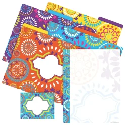 Barker Creek Get Organized Moroccan File Folder Kit, Assorted Colors, 107/Set (BC0115) Discount