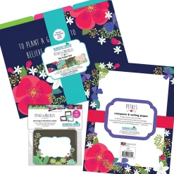 Barker Creek Get Organized File Folder Set, 1/3-Cut Tab, Letter Size, Petals, 107/Set (143) Outlet