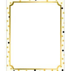 Barker Creek Get Organized File Folder Set, 1/3-Cut Tab, Letter Size, Gold, 107/Set (139) Hot