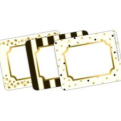 Barker Creek Get Organized File Folder Set, 1/3-Cut Tab, Letter Size, Gold, 107/Set (139) Hot