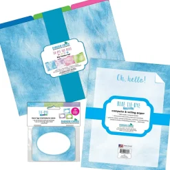 Barker Creek Get Organized File Folder, 1/3-Cut Tab, Letter Size, Tie-Dye & Ombré, 107/Set (128) New