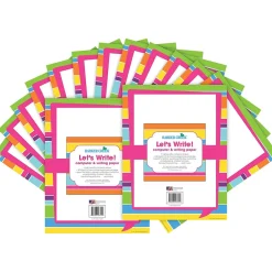 Discount Happy Bright Stripe Computer Paper, 100 Sheets/Set (BC3625) Classroom Paper