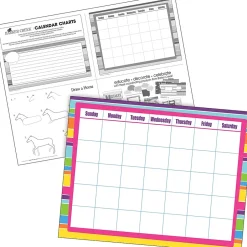 Barker Creek Happy Office/Classroom Set, 109 Pieces/Set (BC6001) Hot