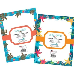 Outlet Kai Ola 8.5" x 11" Computer Paper Pack (two designs), 100 Sheets/Set (BC4013) Classroom Paper