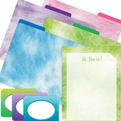 Barker Creek Lime Ombré File Folder, 1/3-Cut Tab, Letter Size, Assorted, 107/Set (156) New