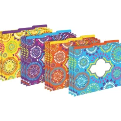 Barker Creek Moroccan File Folder, 1/3-Cut Tab, Letter Size, Assorted, 107/Set (141) Discount