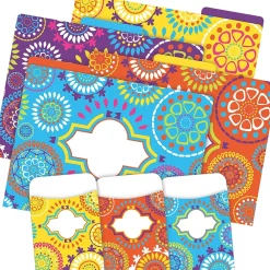 Barker Creek Moroccan File Folder, 1/3-Cut Tab, Letter Size, Assorted, 42/Set (4413) Sale