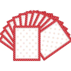 Discount Red & White Dot Computer Paper, 100 Sheets/Set (BC3608) Classroom Paper