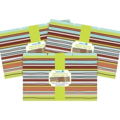 Barker Creek Ribbon by the Yard Legal-Size File Folders, Multi-Design Set, 27/Set (BC3904) Sale