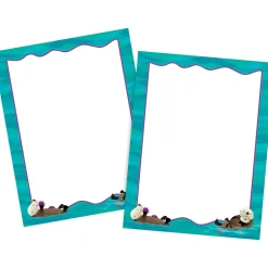 Sale Sea & Sky Otters Computer Paper, 8 ½” x 11", 100 Sheets/Set (BC3884) Classroom Paper