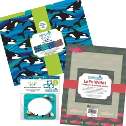 Barker Creek Sea & Sky Salmon File Folder, 1/3-Cut Tab, Letter Size, Assorted, 107/Set (147) Outlet