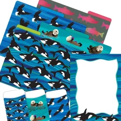 Barker Creek Sea & Sky Whales On-Trend Organizer Set, 92/Set (4101) Outlet