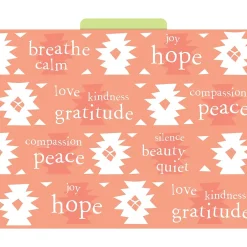 Barker Creek Thoughtfulness File Folder, 1/3-Cut Tab, Letter Size, Assorted, 12/Pack (2016) Clearance