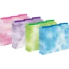 Barker Creek Tie-Dye & Ombré File Folder, 1/3-Cut Tab, Letter Size, Assorted, 12/Pack (2014) New