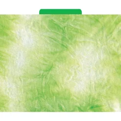 Barker Creek Tie-Dye & Ombré File Folder, 1/3-Cut Tab, Letter Size, Assorted, 12/Pack (2014) New