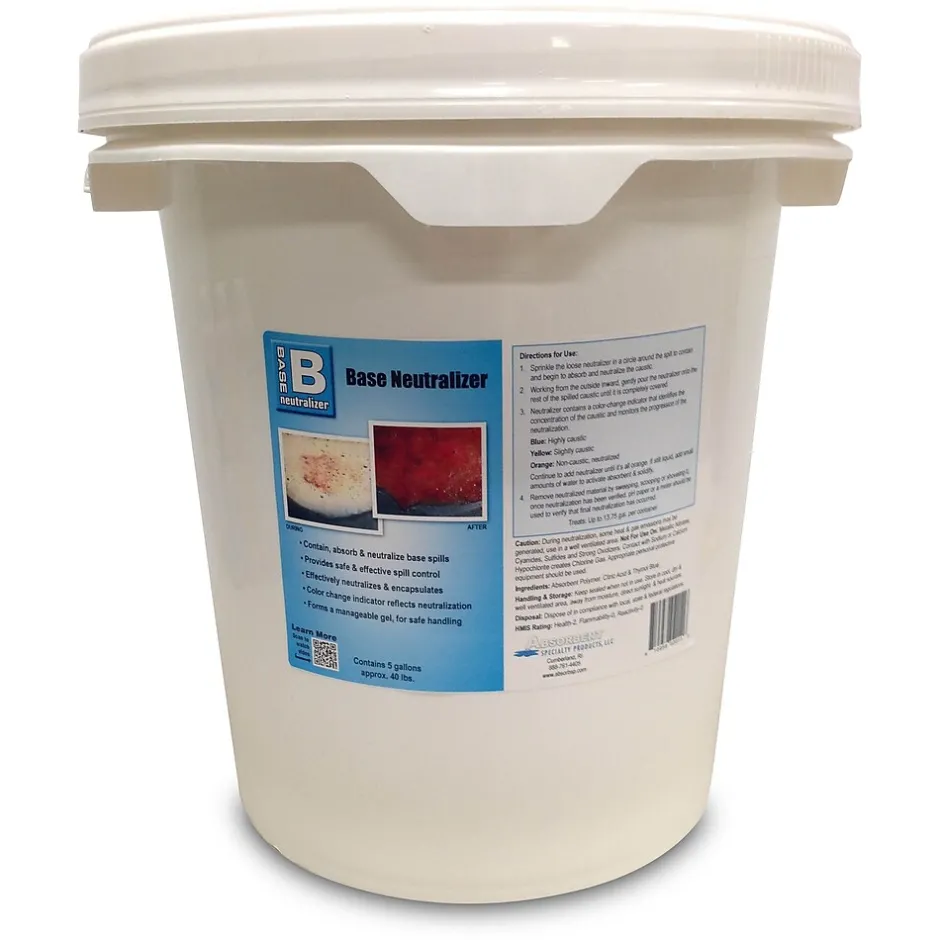 Sorbents & Spill Control<Base Neutralizer Powder, 5 Gallon Pail (BASEPAIL)