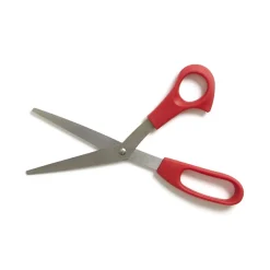 BASELINE™ 8" Stainless Steel Scissors, Blunt Tip, Red (55829) Discount