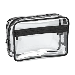 Basics PVC Travel Organizer, Clear/Black (A004295HA)