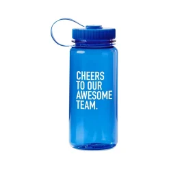 Water Bottles<Baudville "Awesome Team" Plastic Water Bottle, 21 oz., Translucent Blue/White (91575)